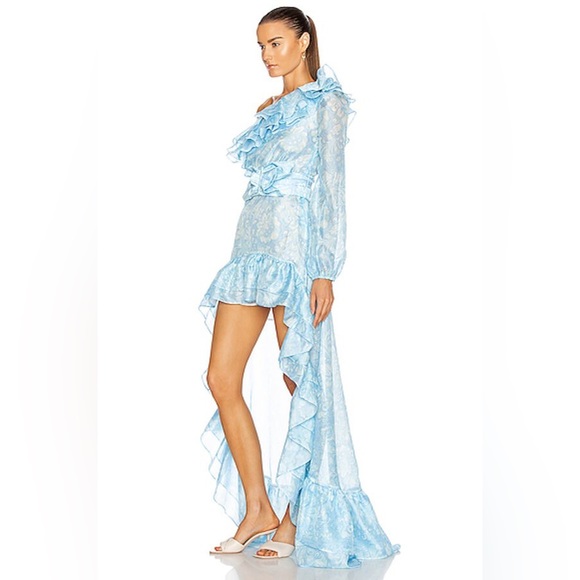 Revolve Atoir Whirlwind Dress in Ocean Paisley in size 6 NWOT - Picture 3 of 5